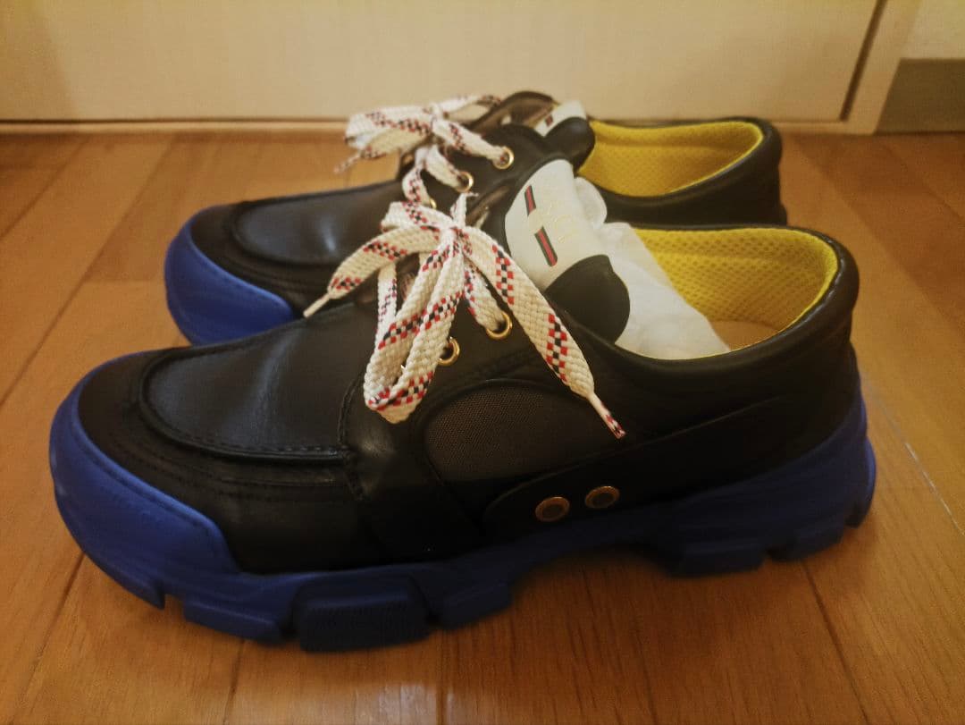 GUCCI 20SS BOATREK ローカットレザースニーカー 576048 - メルカリ