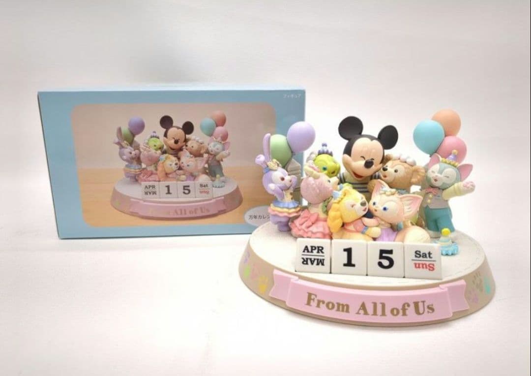 ディズニーシー40周年 ダッフィー フィギュアカレンダー ダッフィー＆フレンズがフィギュアに！ 東京ディズニーリゾート40周年