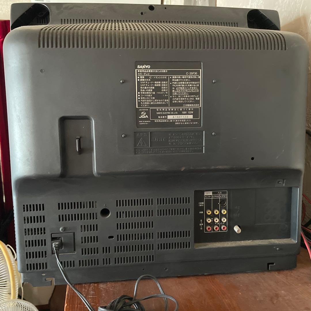 SANYO ブラウン管テレビ C-25F30 - メルカリ