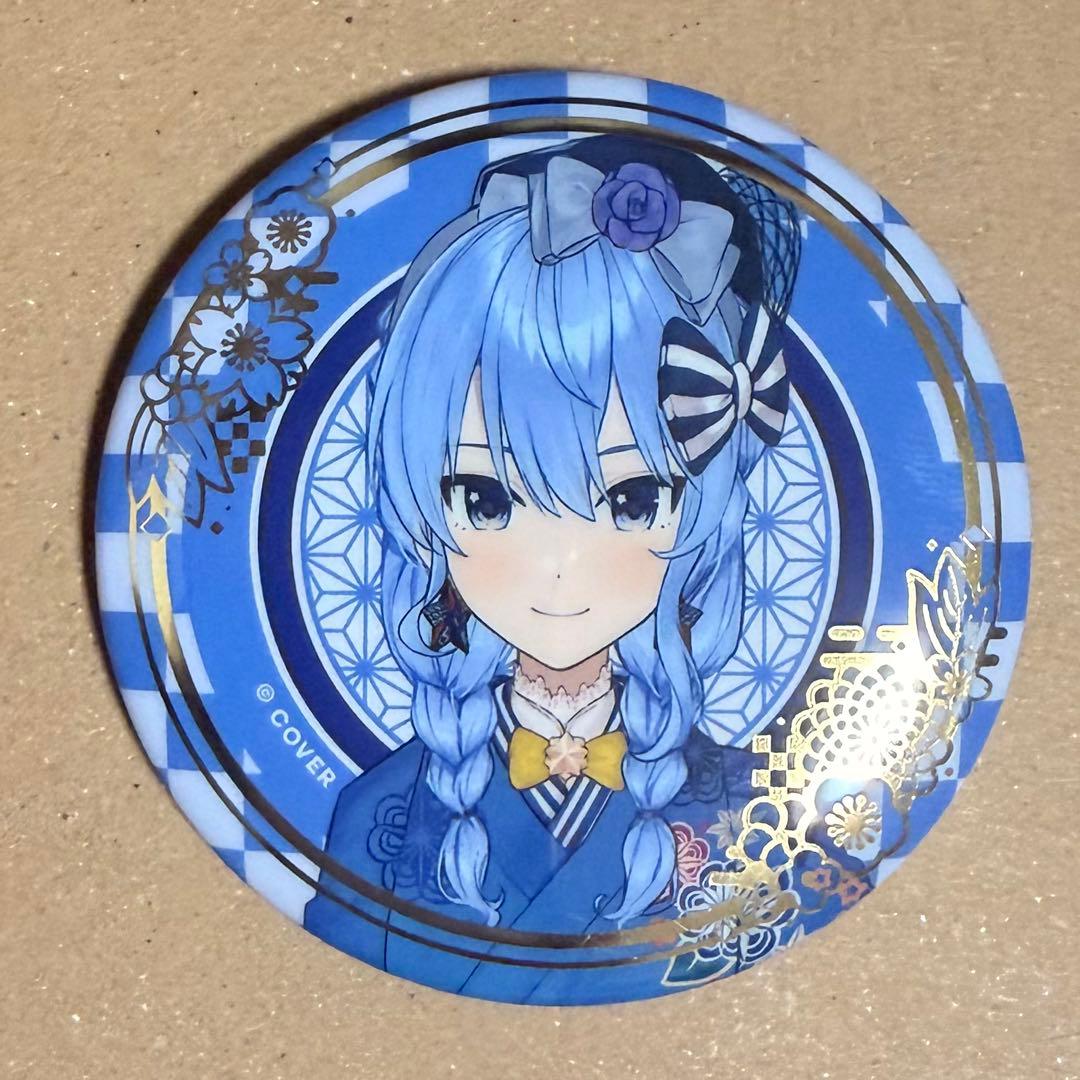 さくらみこ 星街すいせい 箔押し缶バッジ正月衣装 ホロライブ miComet