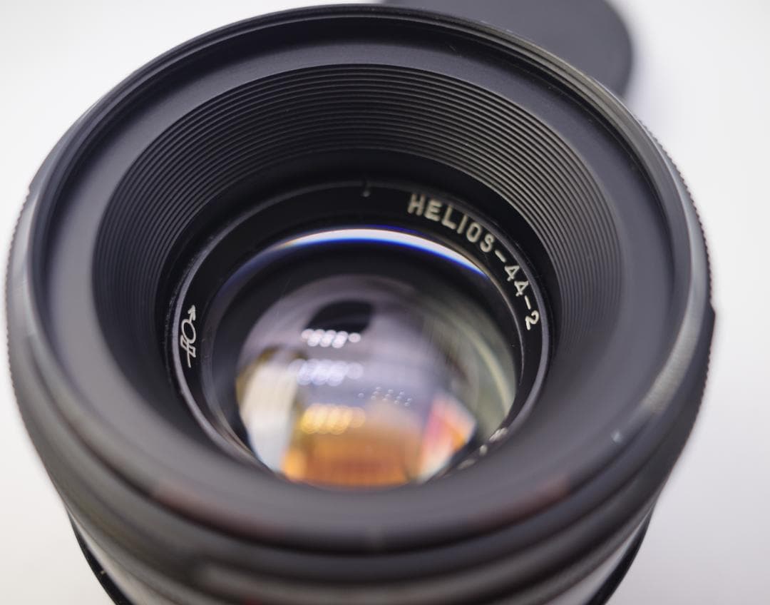 79未使用ぐるぐるボケレンズヘリオス44-2M42アダプター付