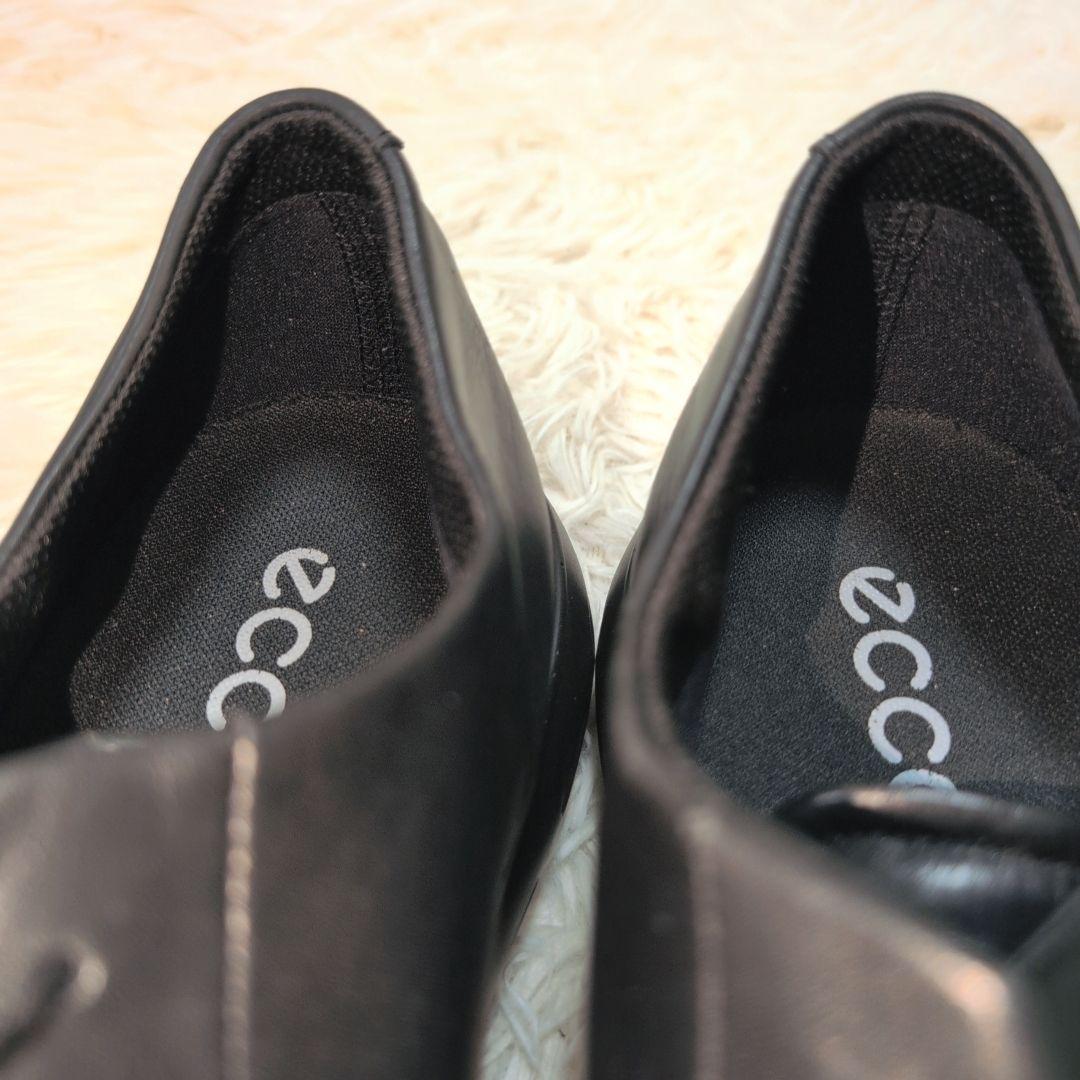 【美品】エコー ゴアテックス ビジネスシューズ ブラック 28.5cm