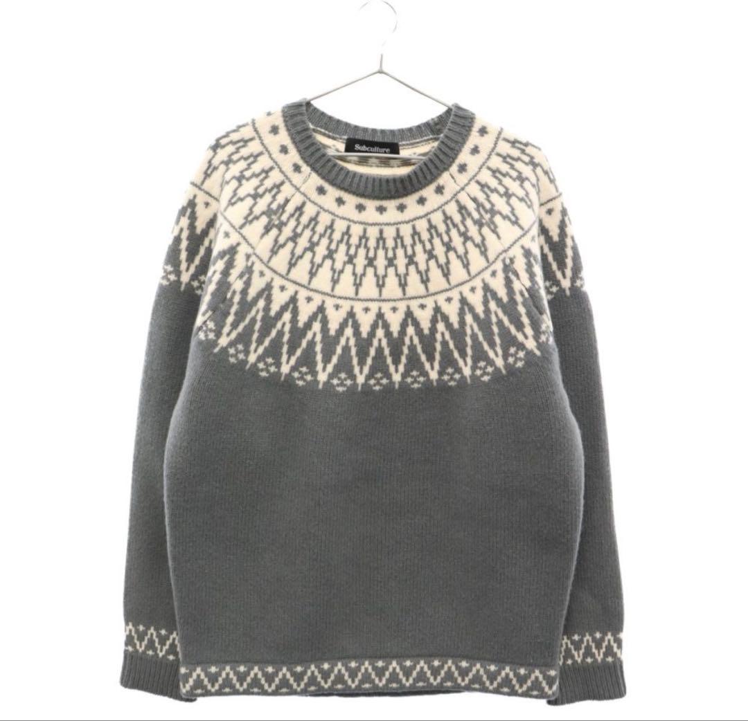 subculturサブカルチャー キムタク ニット さんタク セーター 木村拓哉