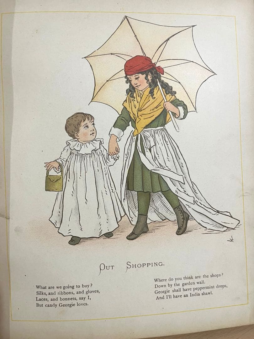 N o.383 希少 アンティーク 洋書 絵本 ビクトリアン 児童書 童謡