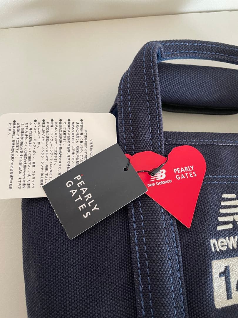 PEARLY GATES ニューバランスコラボ カートバッグ ネイビー 未使用品