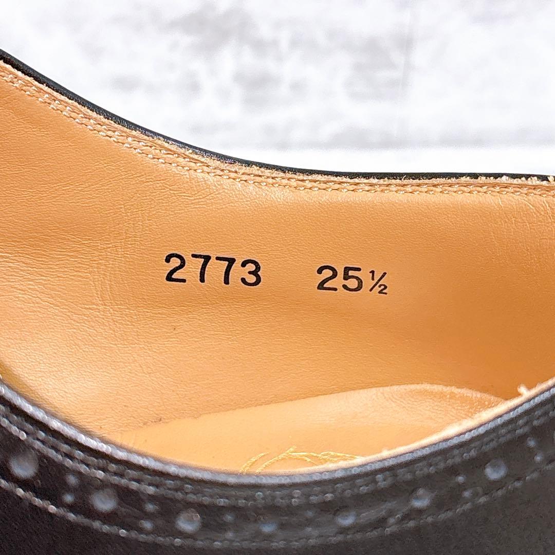 純正ツリー付✨スコッチグレイン ストレートチップ 革靴 2773 25.5cm