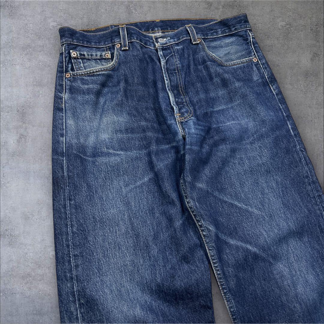 90s リーバイス USA製 501 ヒゲ グッドフェード 濃紺 神サイズ - メルカリ