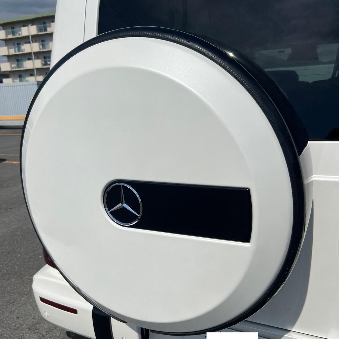 現行 Gクラス 純正 スペアタイヤ カバー ホワイト ベンツ W463A - メルカリ