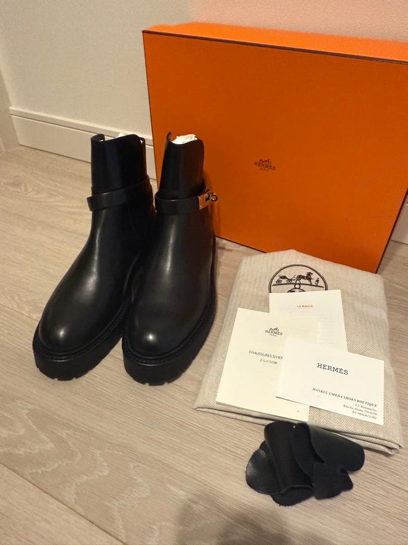 Hermes ショートブーツ《ジェフ》Jeff
