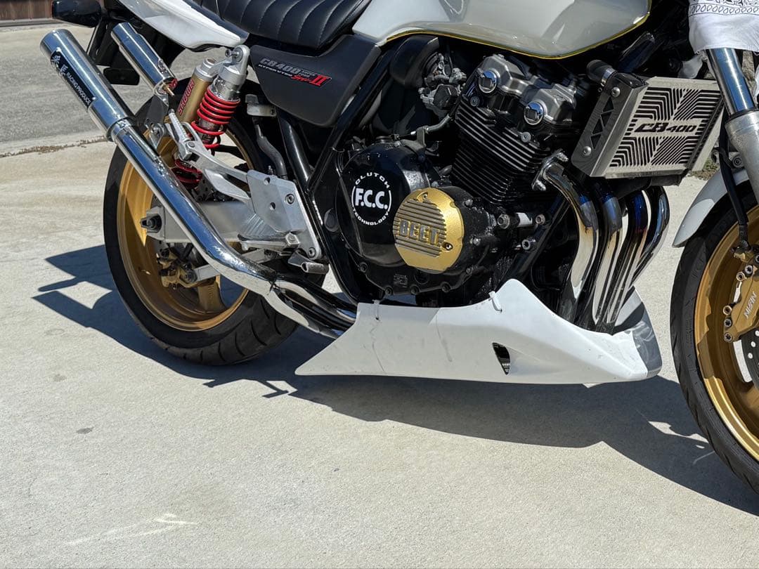 チョコボールメッキマフラーNC39/CB400 50.8π 4-2-1