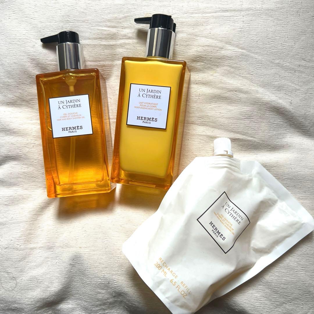 HERMES ボディケアセット　シテールの庭 ヘア＆ボディ シャワージェル 《シテールの庭》 - 200 ml | Hermès