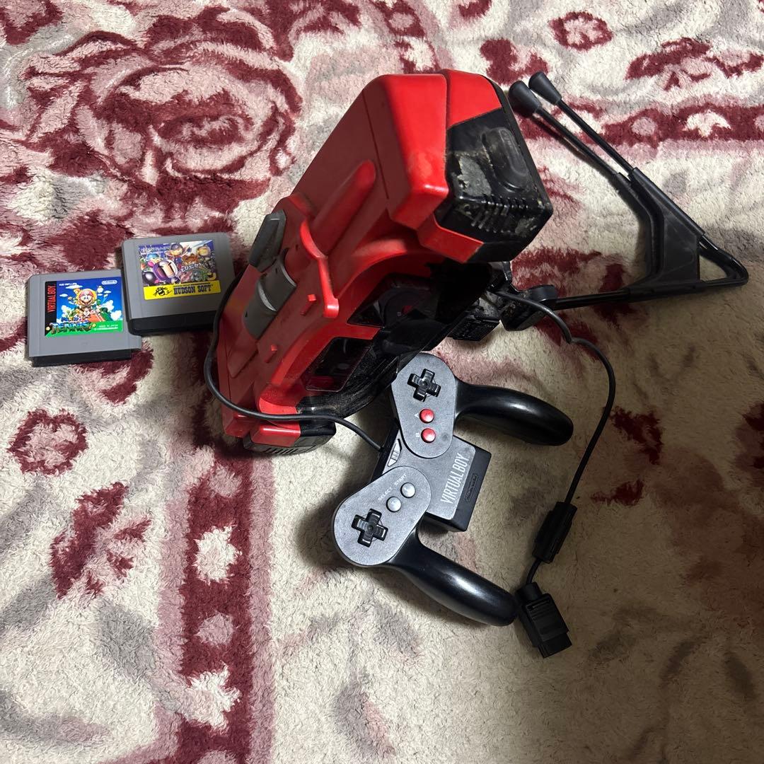 ジャンク　バーチャルボーイ ジャンク】ニンテンドー バーチャルボーイ ソフト7本つき - メルカリ