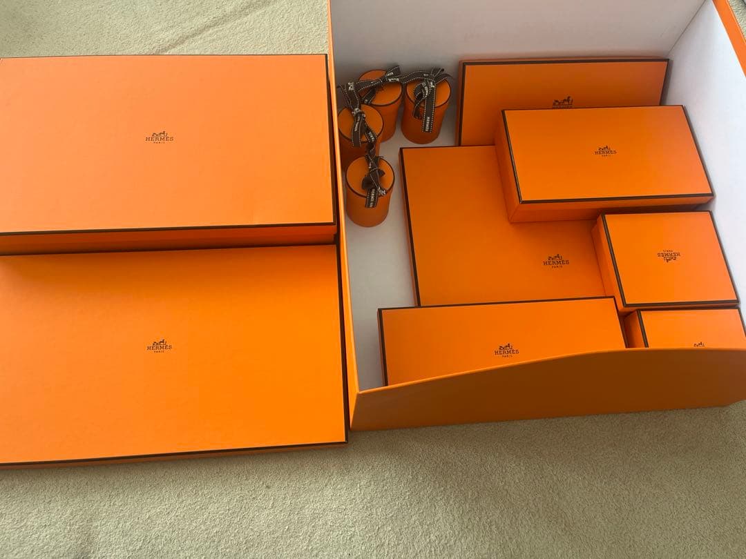 エルメス ギフトボックスセット オレンジ - メルカリ