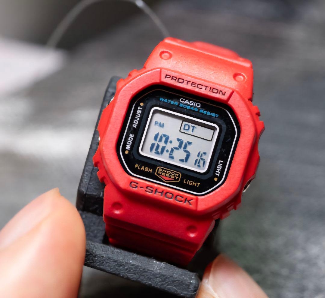 新品 】G-SHOCK NANO DWN-5600-4JRレッド - メルカリ