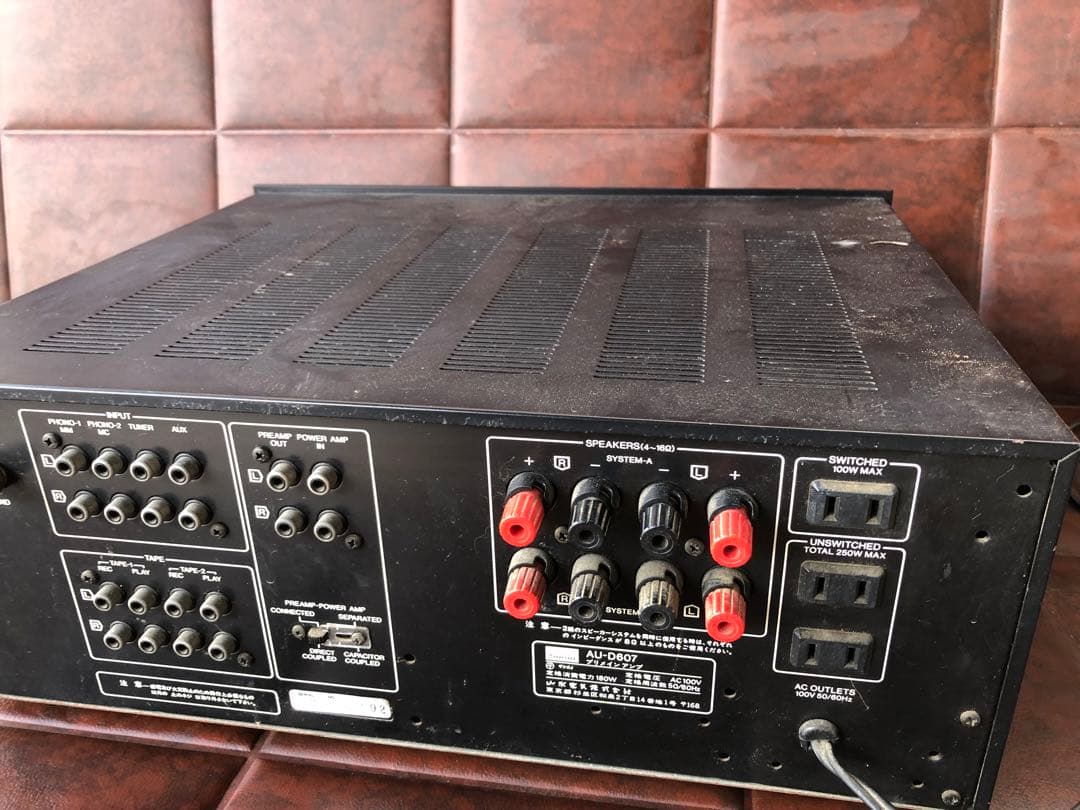 SANSUI AU-D607 プリメインアンプジャンク(J70) - メルカリ