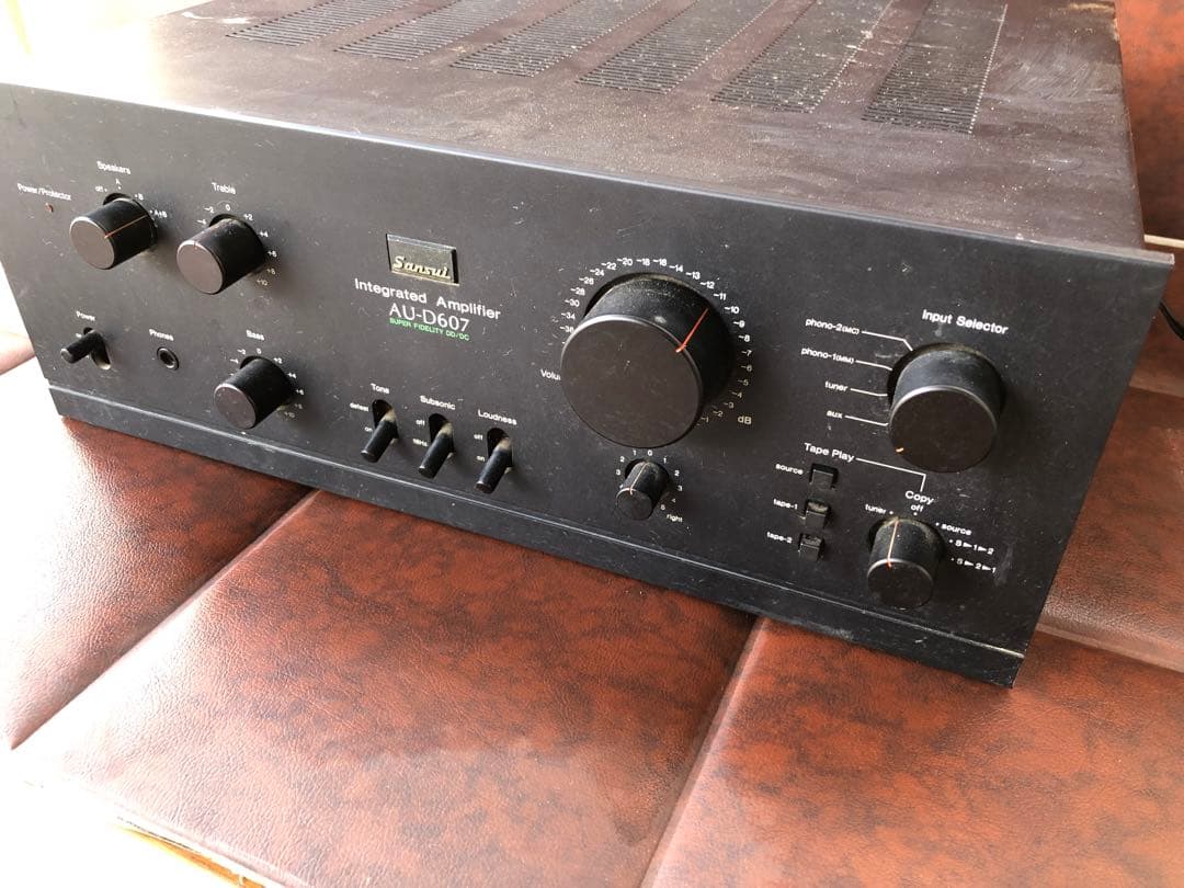 SANSUI AU-D607 プリメインアンプジャンク(J70) - メルカリ