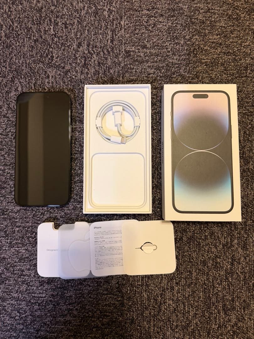 超美品Apple iPhone 14ProMAX 256 ブラック　フィルム付き Amazon | 【整備済み品】 Apple iPhone 14 Pro Max 256GB スペース