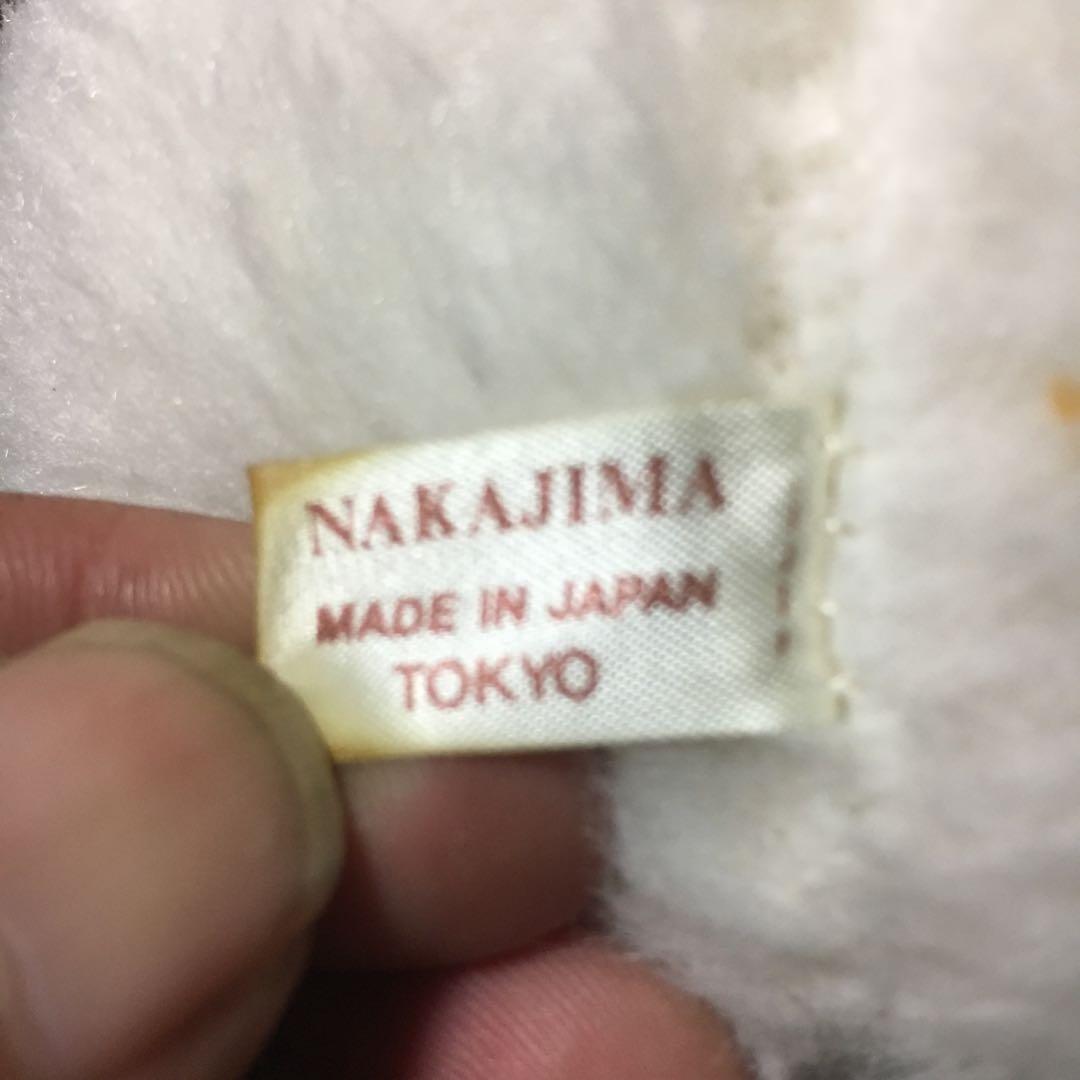 ナカジマ うさぎぬいぐるみ 白 ホワイト 当時物 昭和レトロ - メルカリ