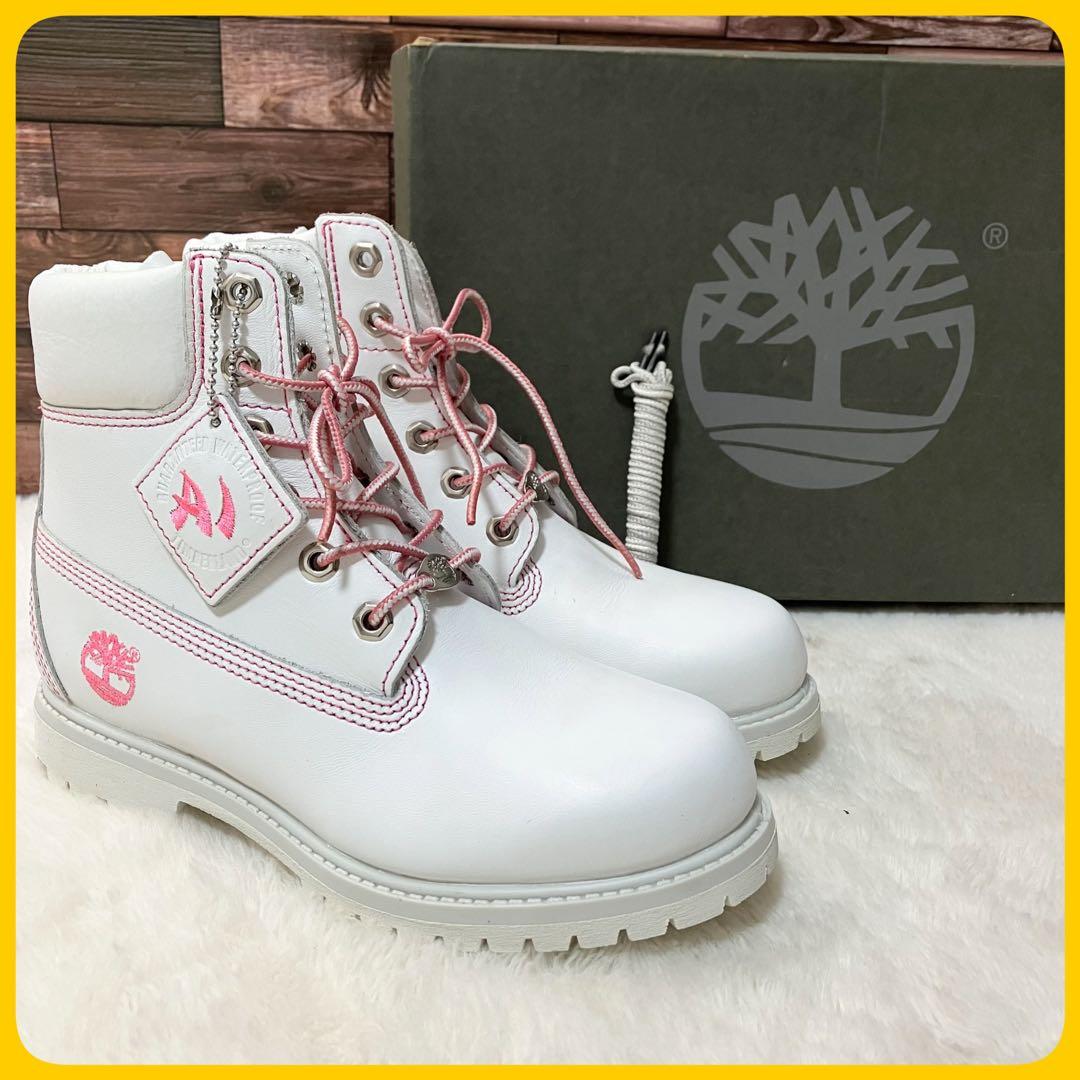 希少 未使用級 箱付 ティンバーランド SAKURA ブーツ 23.0 白 - メルカリ