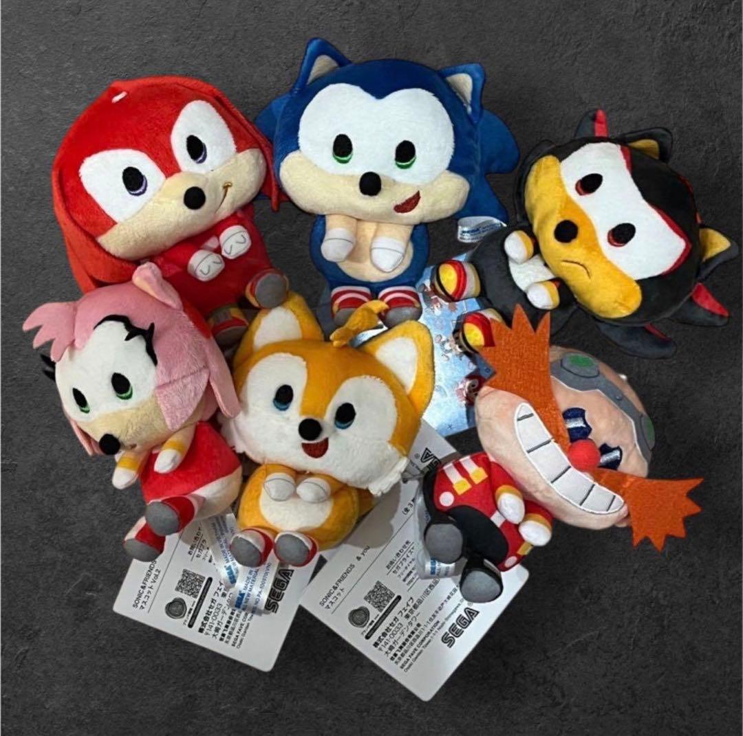 SONIC&FRIENDS ＆you マスコット ぬいぐるみ vol.1&2 - メルカリ
