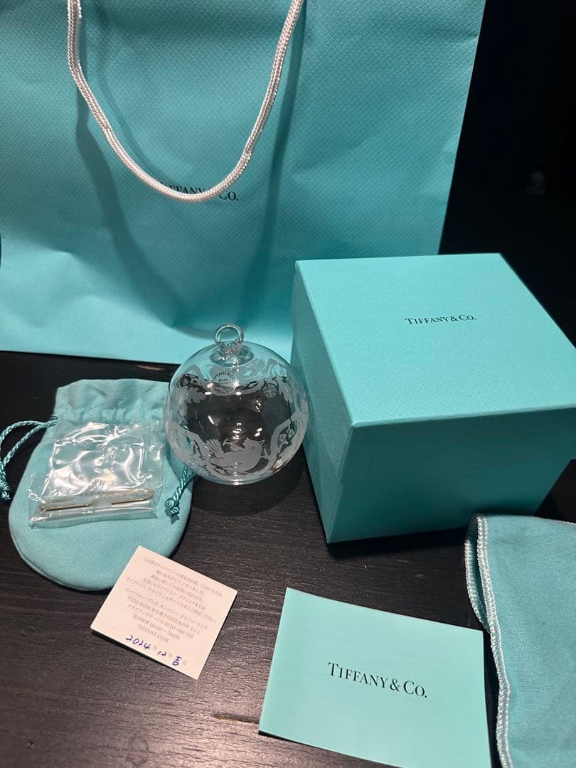 ティファニー　オーナメント 🩵✨ ウォルドーフ・アストリア大阪 「A Legacy of Elegance
