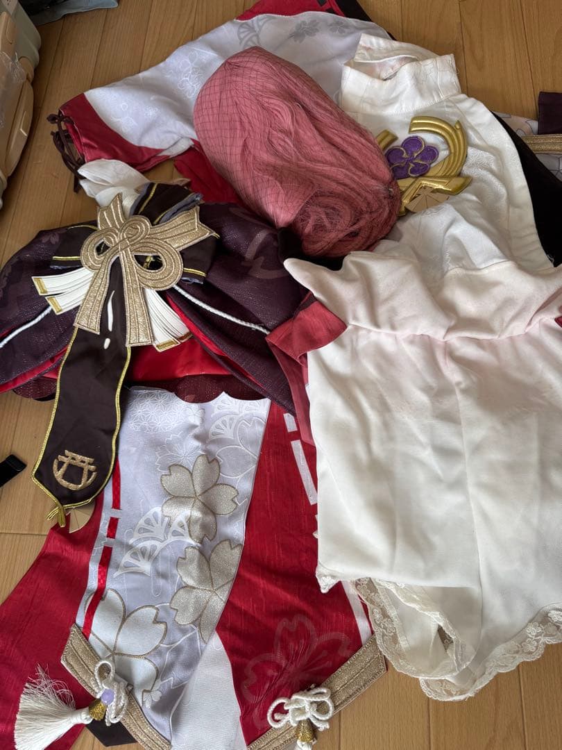 ま*ろ様 七*様 原神 八重神子 コスプレ衣装 ウィッグ付き 武器別売　靴なし一 猫屋小舗 原神 コスプレ 八重神子 やえみこ 衣装