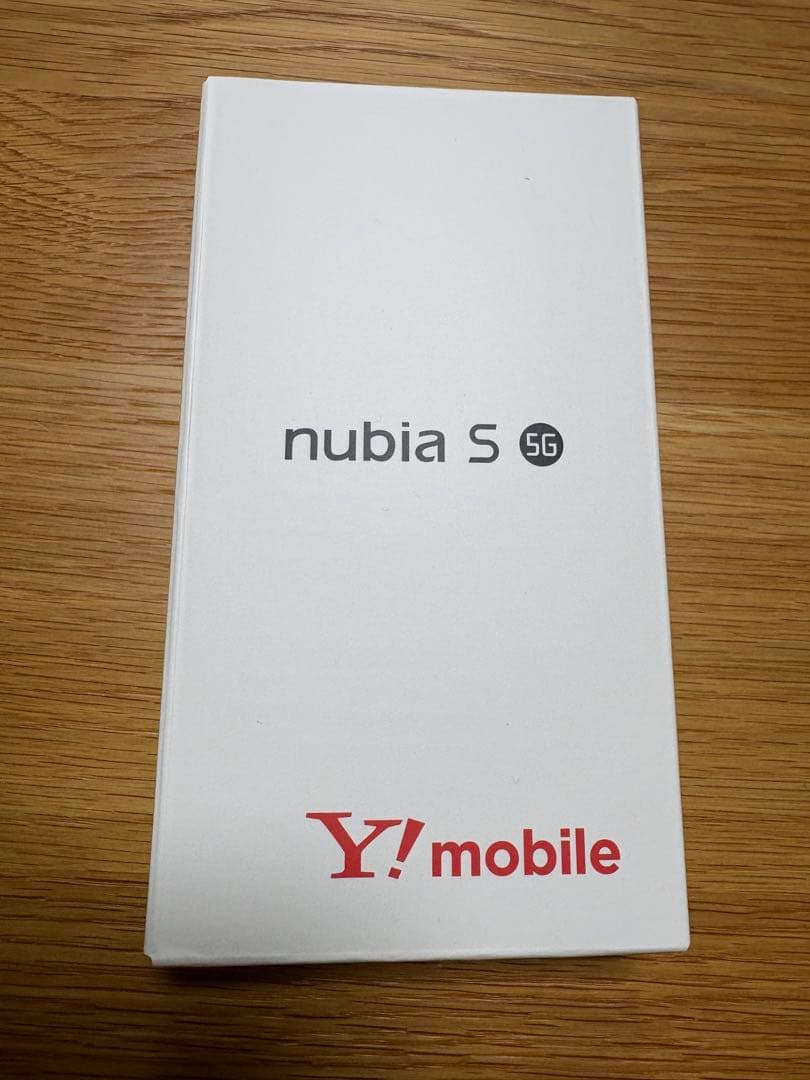 nubia S 5G ホワイト Y!mobile 未使用品 nubia 新品未使用 nubia S 5G A403ZT [ホワイト/白] Softbank ワイ