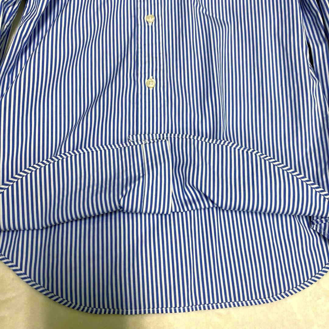 美品】ポロラルフローレン ストライプシャツ ホースロゴ刺繍 M - メルカリ