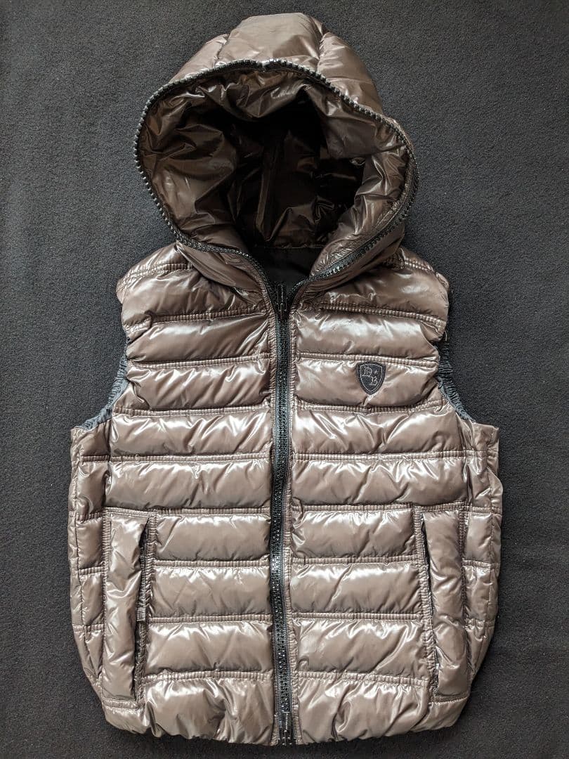ダルタンボナパルト スワロフスキー ダウンベスト フード付き 日本製