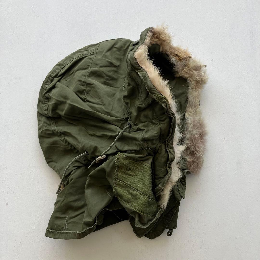 M-65フィッシュテールパーカー用のコヨーテファーフード 実物 アメリカ