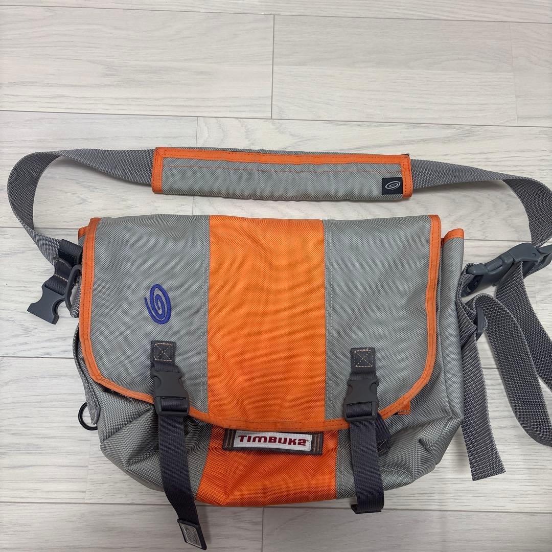 TIMBUK2 メッセンジャーバック オレンジ グレー 古着 - メルカリ