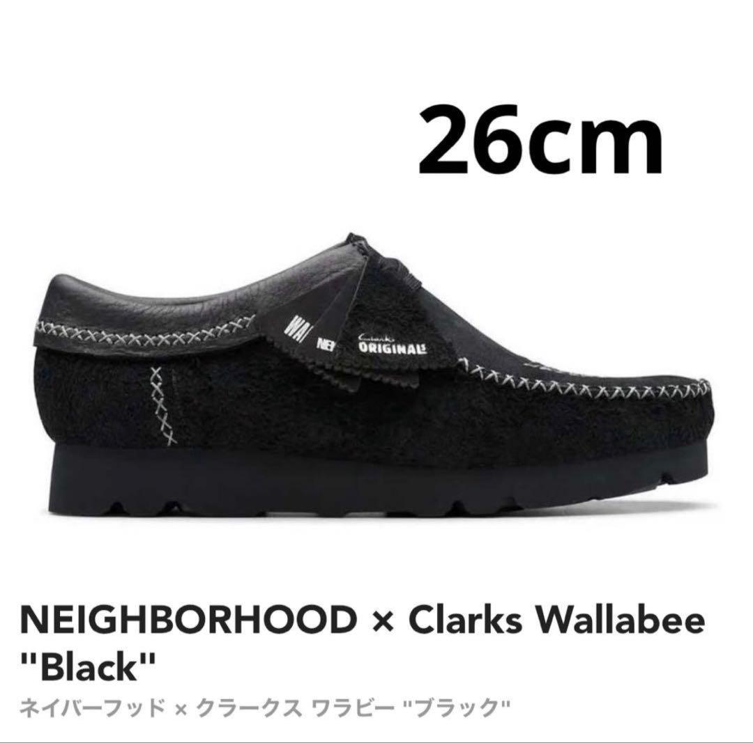 靴 NEIGHBORHOOD Clarks Wallabee Black 26cm NEIGHBORHOOD × Clarks Wallabee Black 26179532 UK 4-13 | eBay