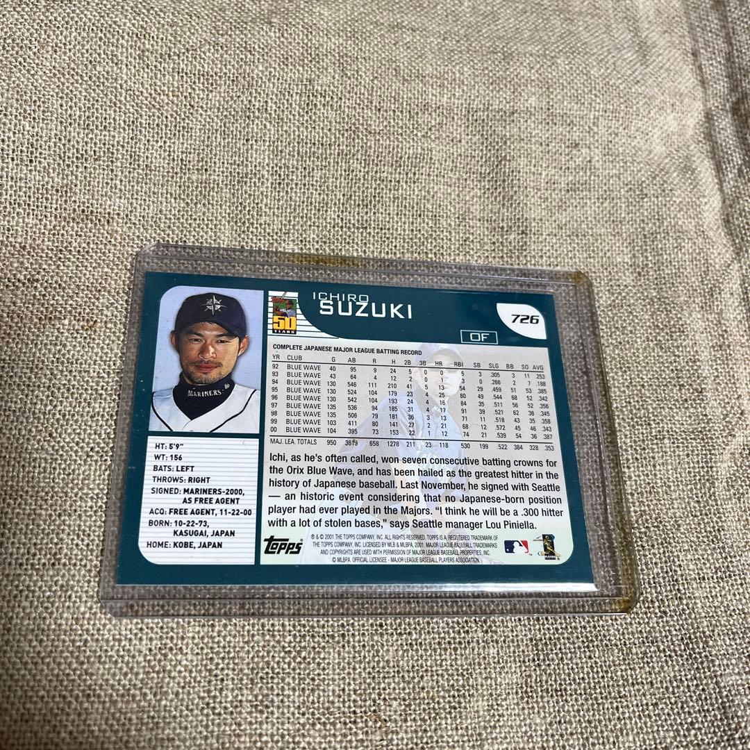▪️イチロー ルーキーカード 2001 Topps RC▪️マリナーズ▪️美品