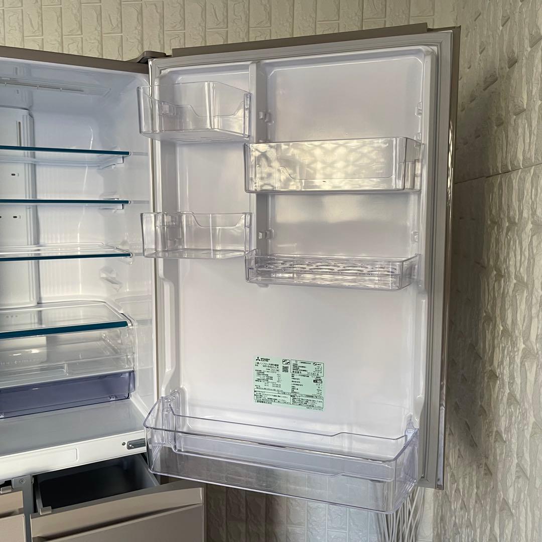 都内23区配送無料✨三菱 冷蔵庫 MR-B46H-C 5ドア ファミリー 美品