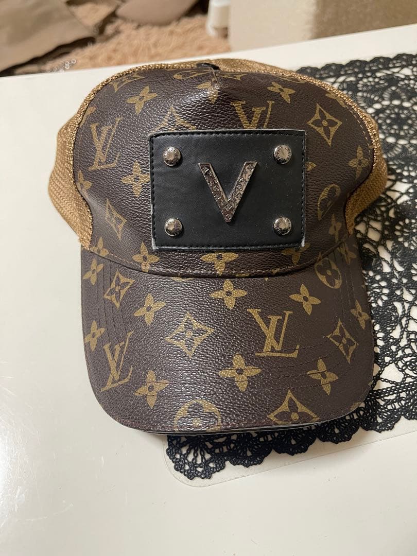 Louis Vuitton モノグラムキャップ LV】メッシュキャップ◇モノグラム size 60 (Louis Vuitton/キャップ