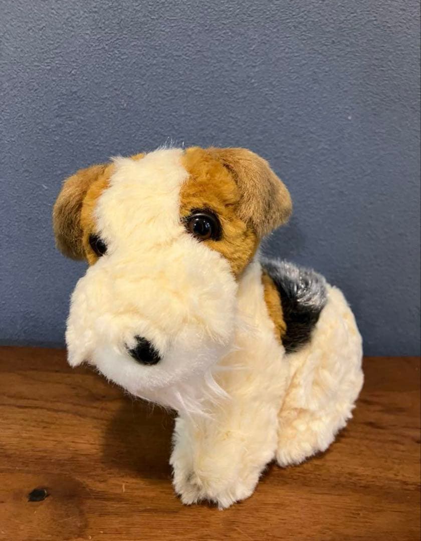 新品】ワイヤーフォックステリア オーロラ社ぬいぐるみ - メルカリ