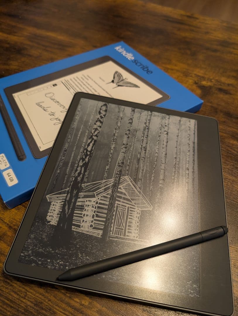 Kindle Scribe 64GB スタイラスペン付き Amazon、シリーズ史上最大10.2型の「Kindle Scribe」。スタイラスペン