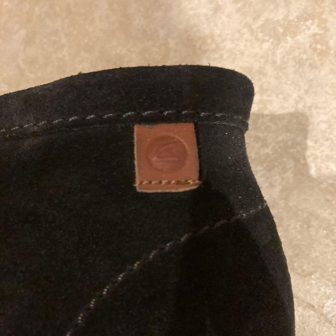 Clarks クラークス ワラビーブーツ 黒 25.5cm 美品
