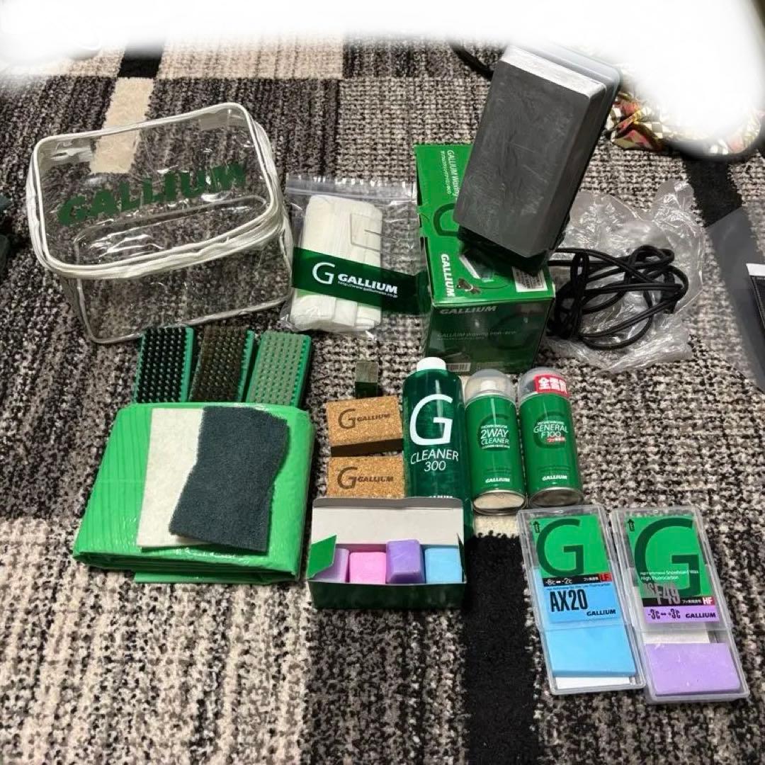 gallium ガリウム　スノーボードワックスセット ガリウム(GALLIUM) スキー スノーボード ワックスセット 15点 アイロン