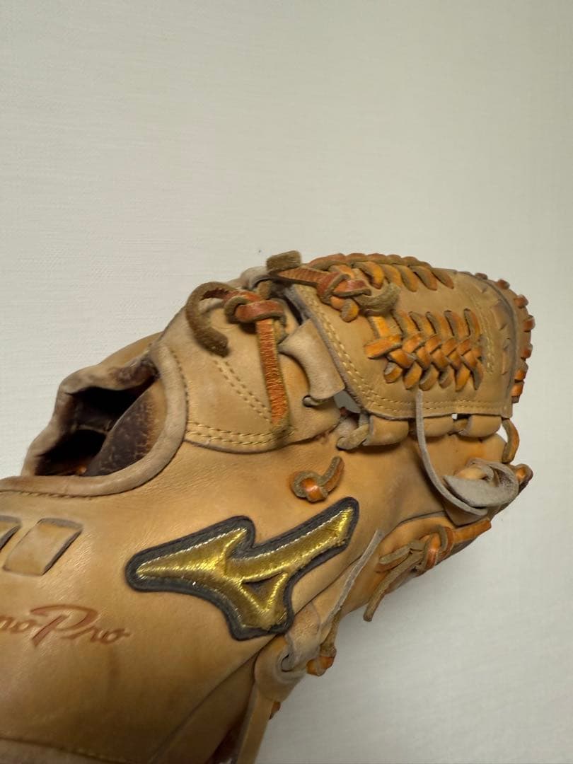 Mizuno Pro ベージュレザーグローブ