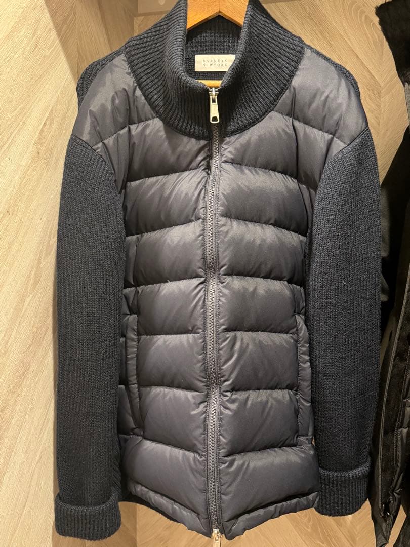 バーニーズニューヨーク ニット切替ダウン - メルカリ
