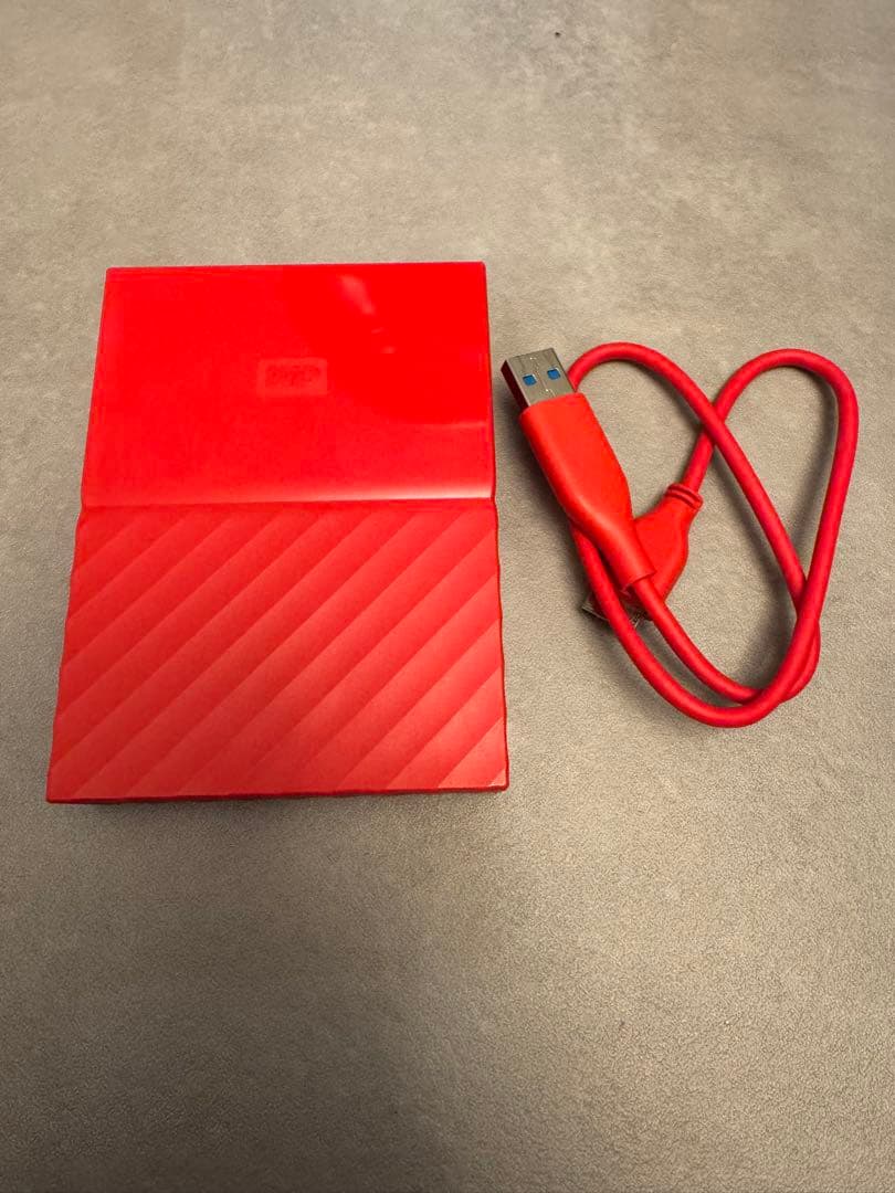 WD My Passport HDD 4TB レッド Amazon.com: WD 4TB My Passport, Portable External Hard Drive, Red