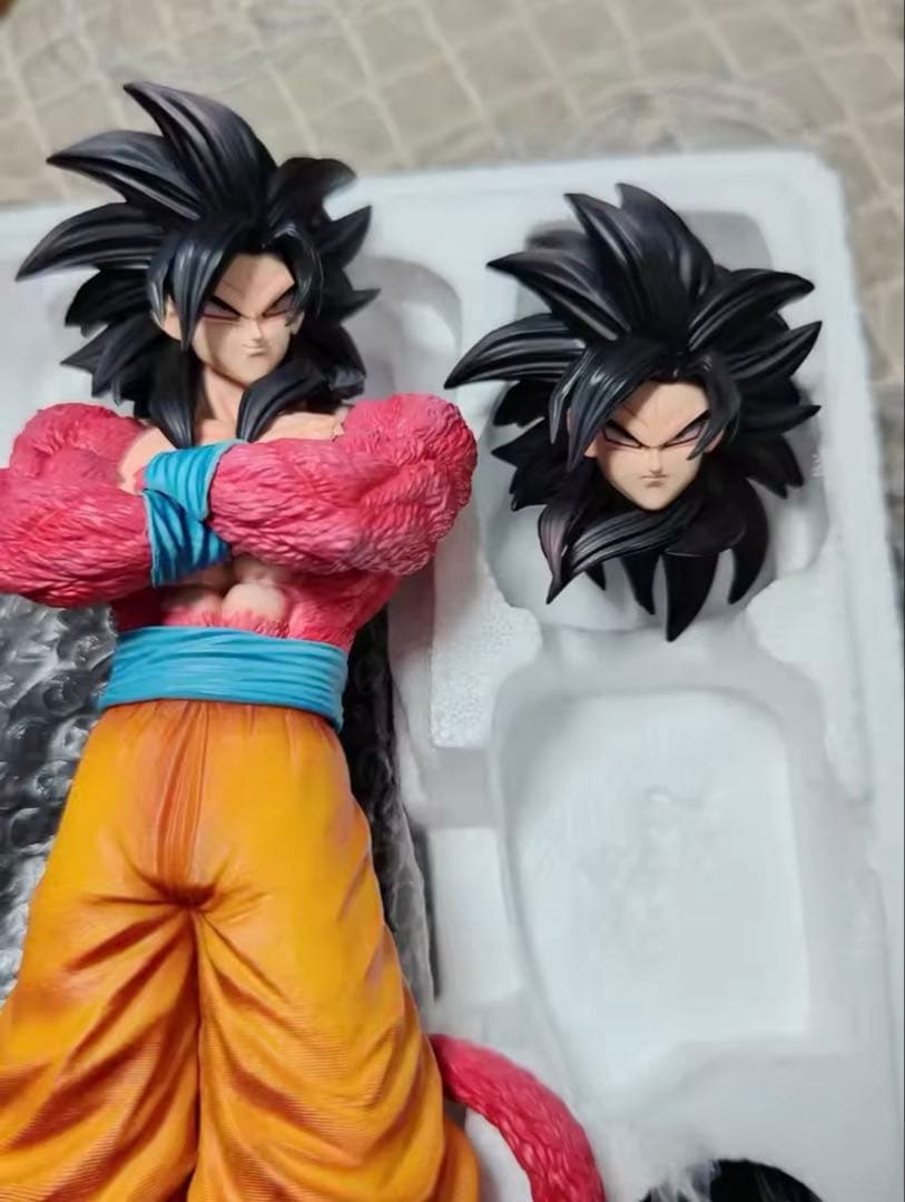 ドラゴンボール ガレージキット 悟空&ベジータ サイヤ人4フィギュア 約