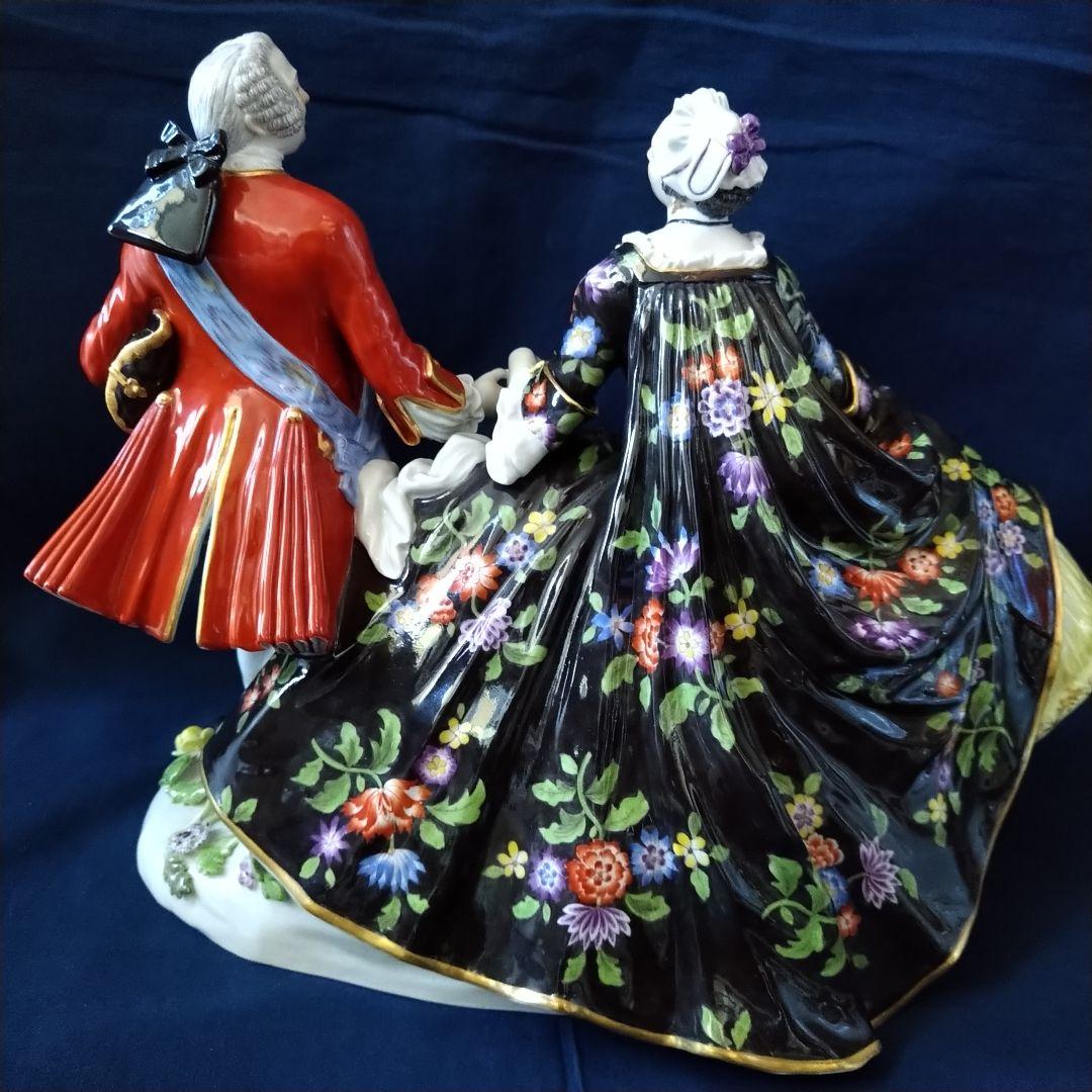ふーさん様専用✤Meissenフィギュリン『アウグスト三世とマリア