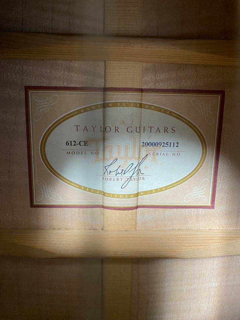 最終価格出品 Taylor 612c L.R.Baggs Anthem付