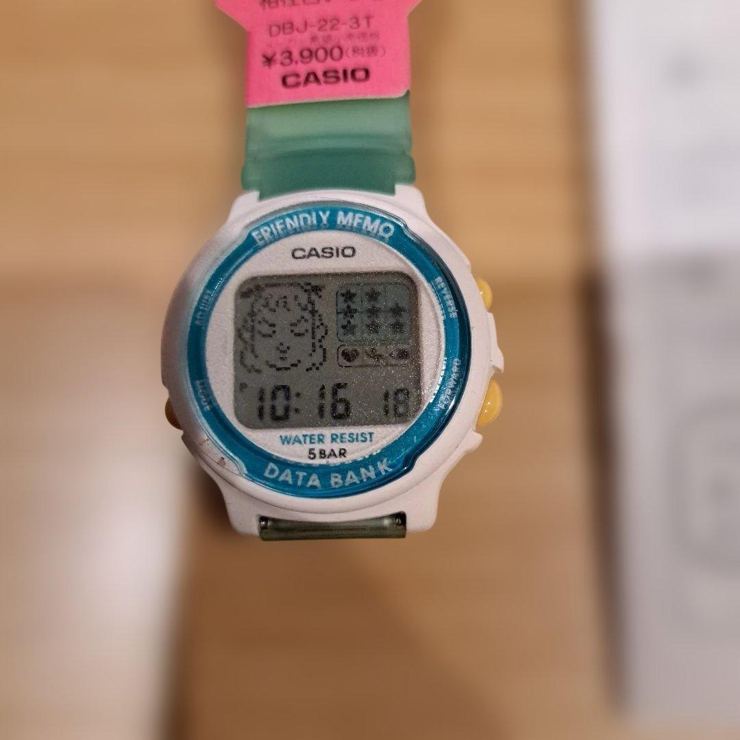 激レア CASIO DBJ-22-3Tデータバンクフレンドリーメモ ヴィンテージ
