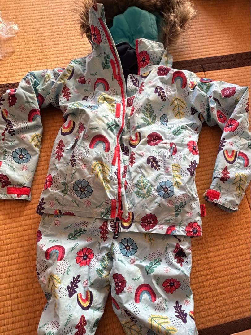 BURTON 子供用スノーボードウェア M 上下セット BURTON（バートン） 24-25 BURTON スノーボードウェア キッズ Kids