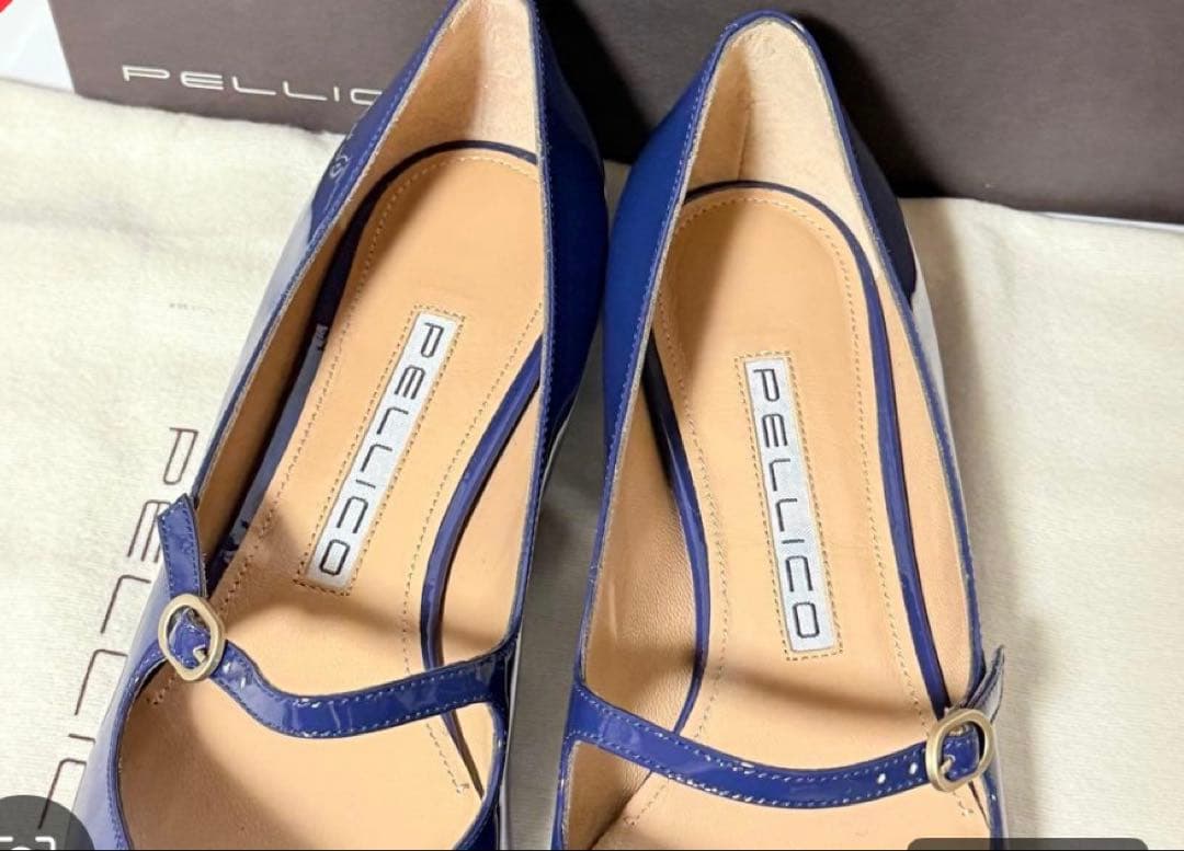 ⭐️新品未使用⭐️ PELLICO ANDREA 10 フラットシューズ ブルー