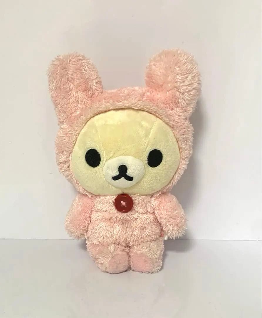 激レア　初期　コリラックマ　うさぎ　着ぐるみ　ぬいぐるみ 新品 初期 ぶらさげリラックママスコット コリラックマ うさぎ着ぐるみ