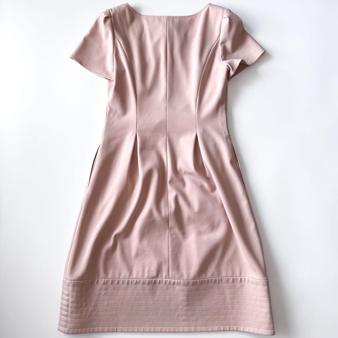 近年モデル Rene ルネ リリィベル 半袖ワンピース フロントジップ